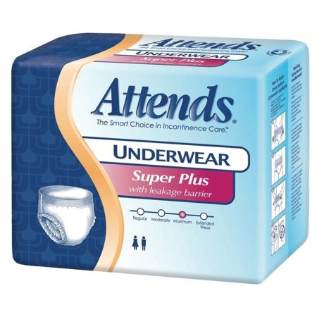 Attends Underwear Super Plus with Leakage Barriers, Youth/Small