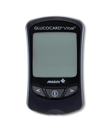Glucocard Vital Blood Glucose Meter, Black