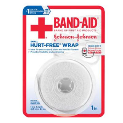 J & J Band-Aid First Aid Hurt Free Wrap 1 x 2.3 yds