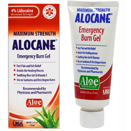 Alocane Maximum Strength Emergency Room Burn Gel 2.5 oz (Pack of 2