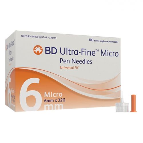 Ultra-Fine Micro Pen Needles 32g x 1/4