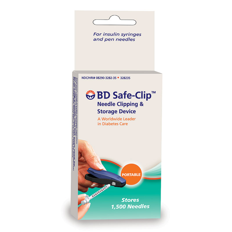 Safe-Clip Insulin Syringe Needle Clipper