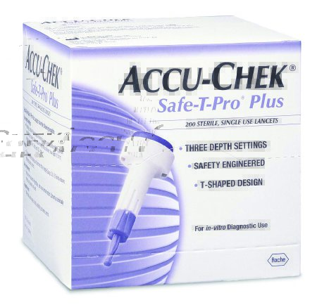 ACCU-CHEK Safe-T-Pro Plus Lancet (200 count)